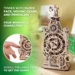 UGears Old Clock Tower 3D Mechanical Model Kit - UGR70169
