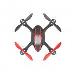 Hubsan X4 LED RTF Mini Quad Copter with 2MP HD Camera Recording (Black/Red) - H107CHD-BR