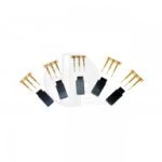 Logic RC Futaba Female Socket Set with Gold Pins (5 Pack) - FS-FUTF-05