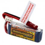 Overlander 350mAh 7.4v 2S 30C LiPo Battery with BEC Connector - OL-3654