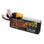 Overlander 2200mAh 7.4v 2S 60C Sport Track LiPo Battery with XT60 Connector - OL-3655