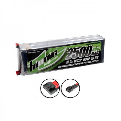 Bionic 5S 18.5v 30C 2500mAh LiPo Flight Battery with Deans Connector - BFS30-2500-0501