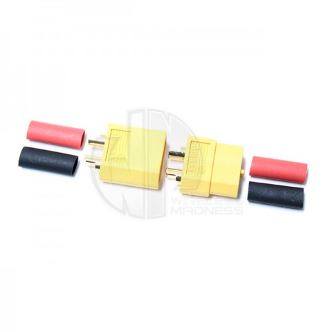 Logic RC XT60 Battery Connector Set with Heat Shrink (2 pairs) - FS-XT60/2