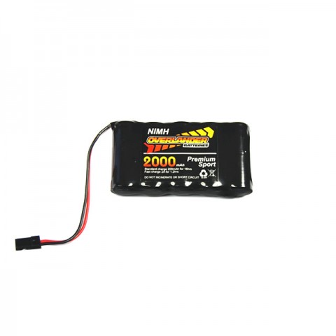 Overlander Premium Sport 6V 2000mAh NiMh RX Flat Battery Pack 4/5 AF - OL-1756