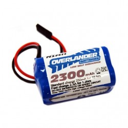 Overlander Premium Sport LSD 2300mAh AA 4.8v NiMh Receiver RX Square Battery - OL-2381
