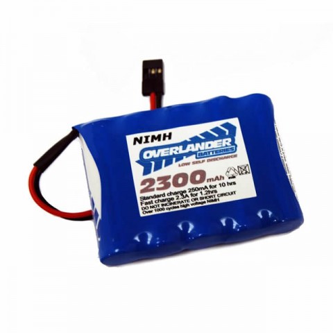 Overlander LSD AA 2300mAh 6v Flat 5-Cell NiMh Battery Pack - OL-2382