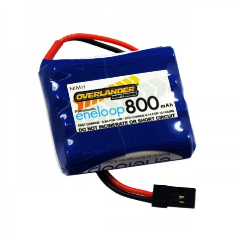Overlander Panasonic Eneloop 800mAh AAA 4.8v Flat RX Receiver Battery - OL-2822