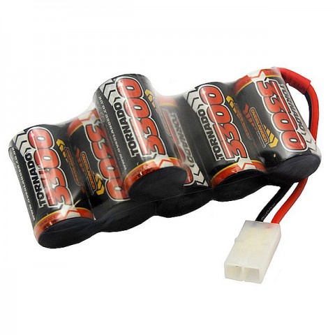 Overlander 7.2V 3300mAh NiMh Battery SubC Offset Hump with Tamiya Connector - OL-2848