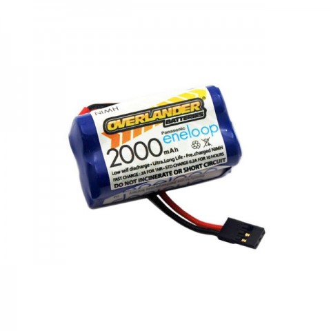 Overlander Panasonic Eneloop 2000mAh AA 4.8v NiMh Receiver RX Square Battery - OL-2867