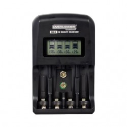 Overlander NX4 IQ Smart Charger for NiMh/NiCd AA, AAA and 9V Batteries - OL-2928