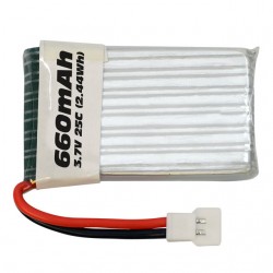 Overlander Sport 660mAh 1S 3.7v 25C LiPo Battery - OL-3432