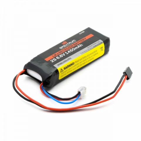 Spektrum 6.6v 1450mAh 2S LiFe Receiver Battery - SPMB1450LFRX