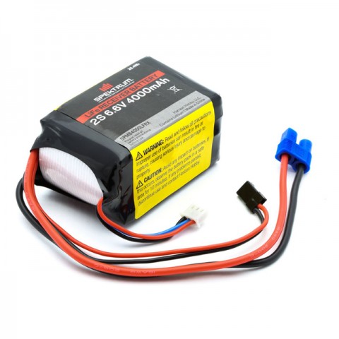 Spektrum 4000mAh 2S 6.6V LiFe Receiver Battery - SPMB4000LFRX