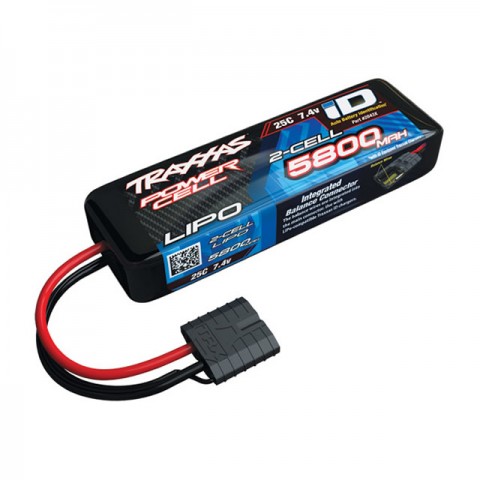 Traxxas 2S 7.4v 5800mAh 25C LiPo Battery with iD Connector - TRX2843X