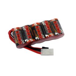 Overlander Premium Sport Flat SubC 3300mah 6V NiMh RX Battery Pack - OL-2590