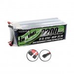 Bionic 6S 22.2v 30C 2200mAh LiPo Flight Battery with Deans Connector - BFS30-2200-0601