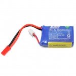 E-flite 400mAh 30C 2S 7.4v LiPo Battery Pack with JST Connector - EFLB4002S30