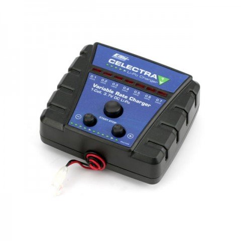 E-flite Celectra 1S 3.7 Variable Rate DC Li-Po Charger for use with EFLC1005UK - EFLC1006