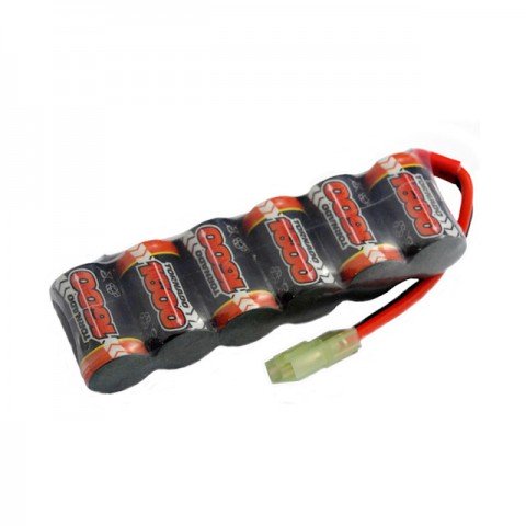 Overlander Sport 2/3 AF 1600mAh 7.2V Micro NiMh Stick Battery with Mini Tamiya Plug - OL-2778