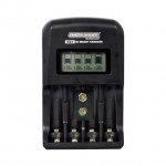 Overlander NX4 IQ Smart Charger for NiMh/NiCd AA, AAA and 9V Batteries - OL-2928