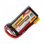 Overlander Extreme Pro 1300mAh 4S 14.8v 70C FPV LiPo Battery with XT60 Connector - OL-3071