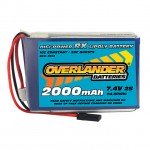 Overlander 2000mAh 7.4v 2S Digi-Power LiPo Receiver Pack Battery - OL-3532