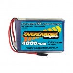 Overlander 4000mAh 7.4v 2S2P Digi-Power LiPo Receiver Pack Battery - OL-3533
