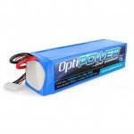 Optipower 5000mAh 22.2v 6S 30C LiPo Battery - OPR50006S