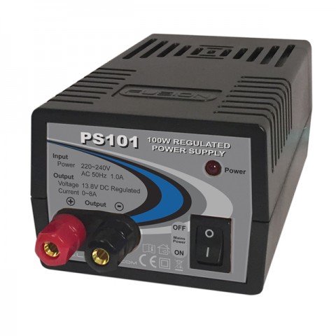 Fusion 100W 13.8V 8A AC Power Supply Unit - PS101