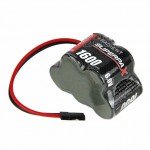 Radient Superpax 6V 1600mAh 3+2 NiMh Receiver Hump Battery with JR/Futaba Plug - RDNA0089