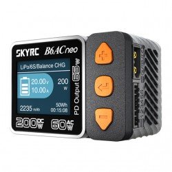 Sky RC B6ACNeo AC/DC Charger and Discharger for LiPo, LiFe, LiHV, LiIon, Pb and NiMh Batteries - SK-100200