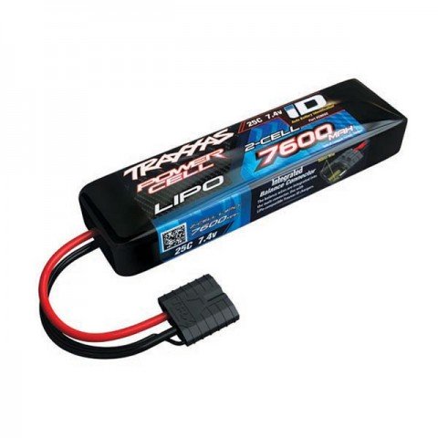 Traxxas 2S 7.4v 7600mAh 25C LiPo Battery with iD Connector - TRX2869X