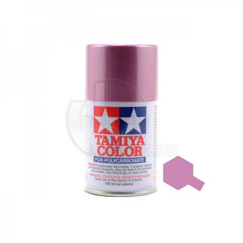 Tamiya PS-50 Anodised Aluminium Sparkling Pink 100ml Polycarbonate Spray Paint - 86050