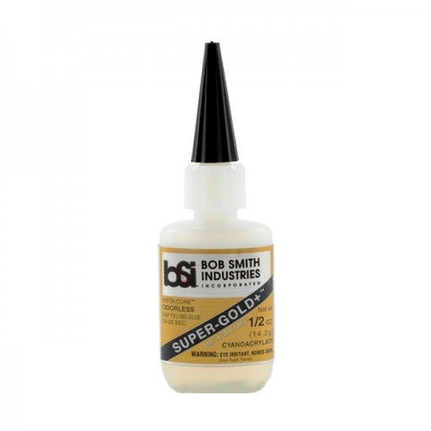 Bob Smith Industries Super Gold Gap Fill Odourless Foam Safe CA Glue (1/2oz) - BSI126