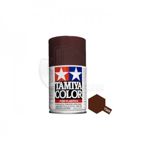 Tamiya TS-69 Linoleum Deck Brown 100ml Acrylic Spray Paint - TS-85069