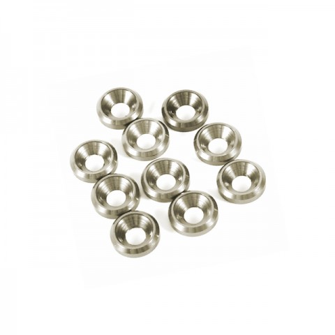 Edit RC M4 Countersunk Anodised Smoke Washer (10 Washers) - ED060021