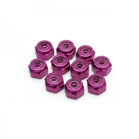 Edit M2 Purple Locking Nut (10 Nuts) - ED130013