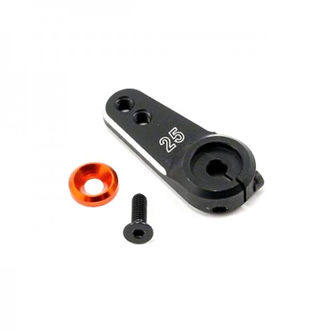 Fastrax 25T Black Aluminium Servo Horn (Savox/Futaba) - FAST311B