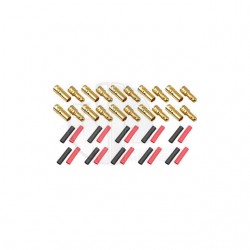Logic RC 3.5mm Gold Connector Set with Heat Shrink (10 Pairs) - FS-GC03-10