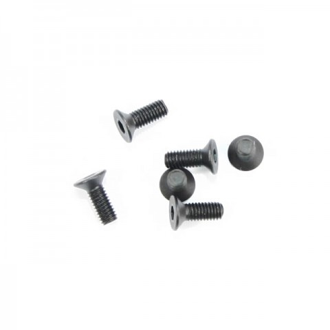 FTX Flat Head M3x8mm Hex Screw (6 Screws) - FTX6535