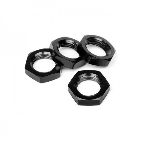 Hot Bodies 17mm Black Hex Wheel Nut (Pack of 4 Nuts) - HB-67492 Hot Bodies 17mm Black Hex Wheel Nut (Pack of 4 Nuts) - HB-67492