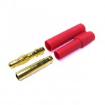 Etronix 4.0mm Gold Connector with Housing - ET0604