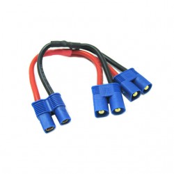 Etronix Battery Harness for 2 Packs in Parallel Adaptor with EC3 Connectors - ET0705