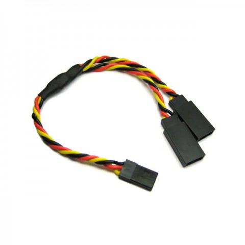 Etronix 22AWG 60cm JR Twisted Y Extension Wire - ET0756