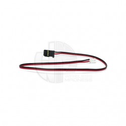 Logic RC Futaba Type Heavy Duty Servo Lead with Gold Plated Connectors (300mm) - FTSL0300