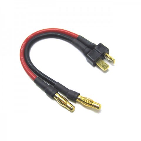 Etronix Male Deans to Two 4mm Male Connector Adaptor - ET0836