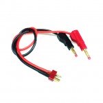 Logic RC Charger Lead 4mm Gold Banana Connectors to Deans Male Connector - LGL-CLDNS