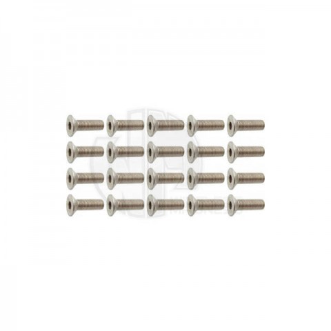 Simply RC M4 x 14 Socket Counter Sunk Screw (Pack of 20 Screws) - SRC-40032