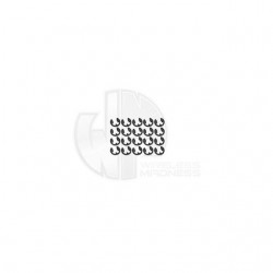 Simply RC 1.2mm E-Clip (Pack of 20 E-Clips) - SRC-40067