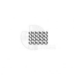 Simply RC 1.5mm E-Clip (Pack of 20 E-Clips) - SRC-40068